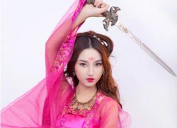 Mỹ nữ thướt tha trong cosplay Thiên Đia Quyết