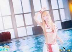 Ngắm cosplay Đao Kiếm Thần Vực khoe dáng bên bể bơi