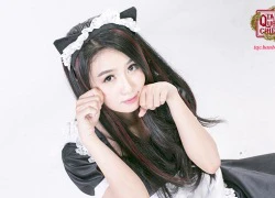 Ngọc Hiền mọc tai mèo trong cosplay Nekomimi Maid