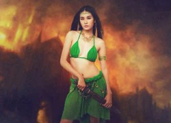 Siêu mẫu khiêu gợi trong cosplay Khan Online