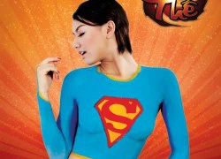 Song Quế tươi mát trong body painting Hỗn Thế