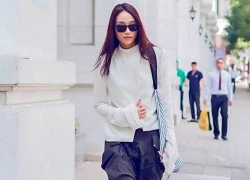 Street style phủi bụi của Huyền Trang trên phố Sài Gòn