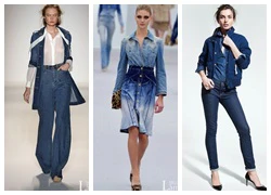 Thời trang 'Denim on Denim' phóng khoáng hè 2014