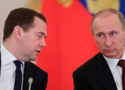 Tổng thống Putin tăng lương cho mình và Thủ tướng Medvedev