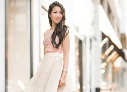 Tủ đồ hồng ngọt lịm của fashionista gốc Việt