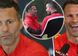 Van Persie tỏ thái độ với Giggs khác xa với Moyes