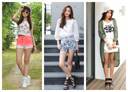 5 kiểu diện shorts khi hè sang