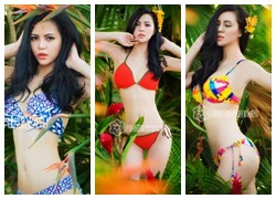 Á hậu Trà Giang "đốt cháy" mùa hè với bikini rực đỏ