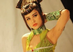 Ải Mỹ Nhân khoe hậu trường chụp ảnh cosplay