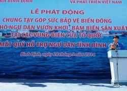 Bình Định phát động chung tay góp sức bảo vệ biển Đông