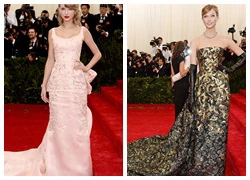 Bộ đầm dự Met Gala của Taylor Swift bị mèo "tấn công"