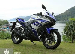 Cận cảnh Yamaha R25 phiên bản sản xuất mang dáng dấp siêu môtô