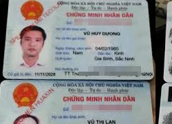 Cắt góc chứng minh thư cũ thay giấy xác nhận