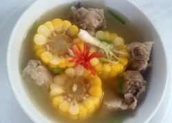 [Chế biến] - Canh bắp hầm xương