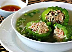 [Chế biến] - Canh khổ hoa nhồi thịt