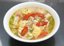 [Chế biến] - Canh mực chua