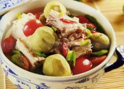 [Chế biến] - Canh sườn nấu chua