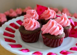 [Chế biến] - Cupcake hương dâu tây