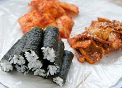 [Chế biến] - Kimbap mực và chả cá