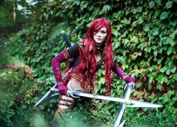 Cosplay tuyệt đẹp về nữ sát thủ tóc đỏ Katarina