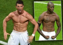 Cris Ronaldo bị &#8220;ném đá&#8221; tả tơi vì ăn mừng kiểu Balotelli