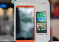 "Đập hộp" HTC Desire 816 chính hãng tại Việt Nam