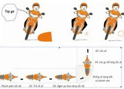 Đi xe máy, vào cua thế nào cho an toàn?