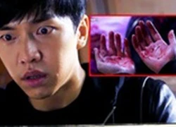 Lee Seung Gi tay máu me, mặt hoảng loạn