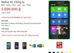 Nokia XL chính hãng giá 3,7 triệu đồng