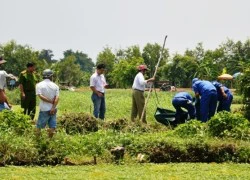 Phát hiện một thi thể phụ nữ dưới ruộng rau nhút