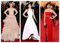 Taylor và Kristen rạng rỡ hơn hẳn Selena trên thảm đỏ Met Ball 2014