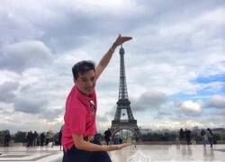 Đàm Vĩnh Hưng khoe ảnh cực nhí nhảnh bên tháp Eiffel