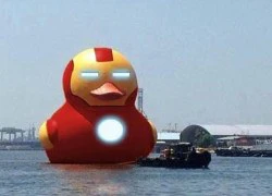 'Vịt vàng khổng lồ của Iron Man' làm dân mạng thích thú