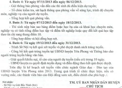 Yên Phong - Bắc Ninh: Thêm tình tiết bất ngờ trong tuyển dụng giáo viên