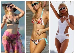 Bikini cho nàng ngực nhỏ như Paris Hilton