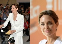 Angelina Jolie &#8220;da bọc xương&#8221; vẫn đẹp rạng rỡ