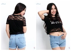 Áo nữ croptop phong cách lạ