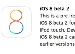 Apple tung iOS 8 beta 2 cho các nhà phát triển