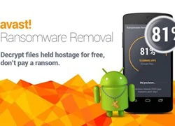 Avast Ransomware Removal diệt trojan tống tiền trên Android