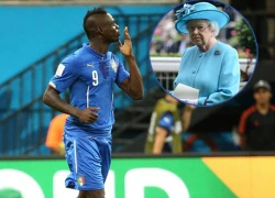 Balotelli muốn Nữ hoàng Anh thưởng nụ hôn