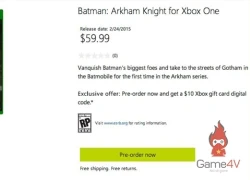 Batman: Arkham Knight lên kệ với giá 1,3 triệu đồng