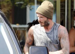 Beckham &#8220;mướt mát&#8221; bước ra khỏi phòng tập gym