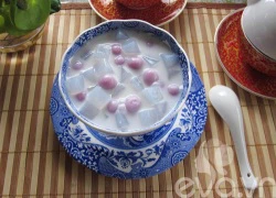 [Chế biến] - Chè khoai lang tím nước dừa