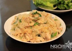 [Chế biến ] - Củ cải trộn thịt ba chỉ