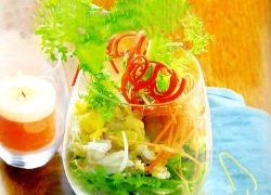 [Chế biến] &#8211; Salad cua chay xốt dầu dấm