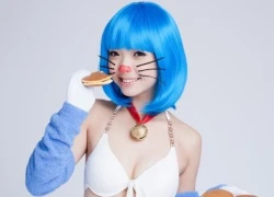 Cosplay mèo máy Doraemon phiên bản người đẹp