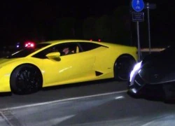 Cuộc chiến "bò tót" giữa siêu xe Lamborghini Veneno và Huracan