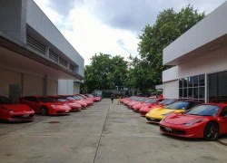 Dàn siêu xe Ferrari tụ họp ở Thái Lan