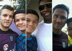 Fan tuổi teen đột nhập khách sạn, khoe hình "tự sướng" với Gerrard và Lampard