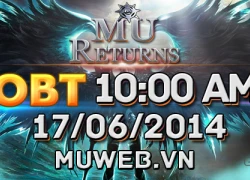 Game4V gửi tặng Giftcode Mu Returns mừng Open Beta 17/06